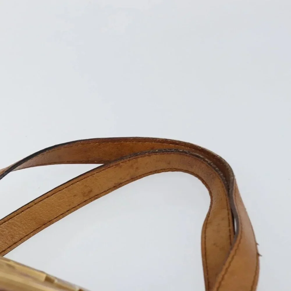 GUCCI Interlocking Hand Bag Leather Brown Gold - Picture 8 of 16